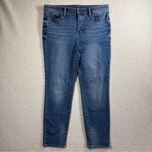 Talbots Flawless Slim Ankle Women’s Size 10 Stretch Medium Wash Blue Jeans